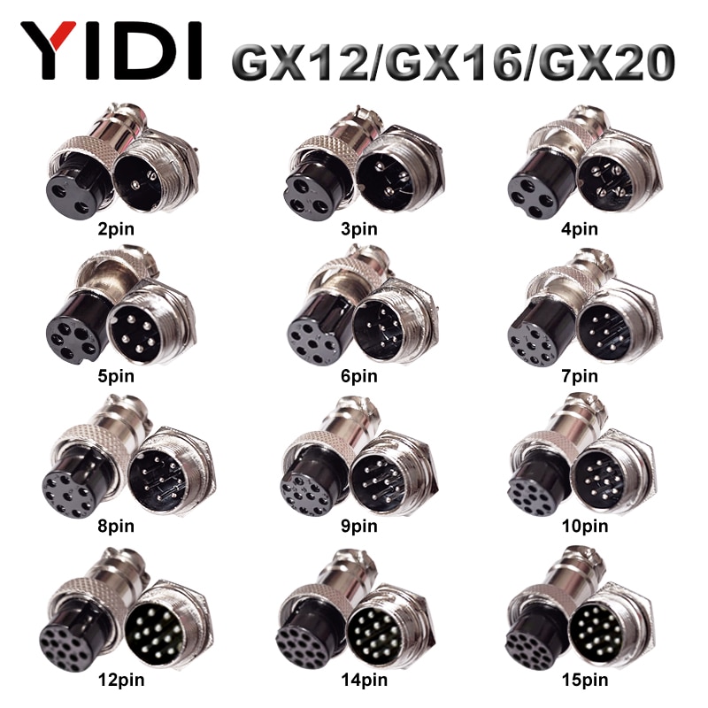 YIDI 5/10 Ʈ GX12 GX16 GX20 2 3 4 5 6 7 8 9 10 12 14 1..